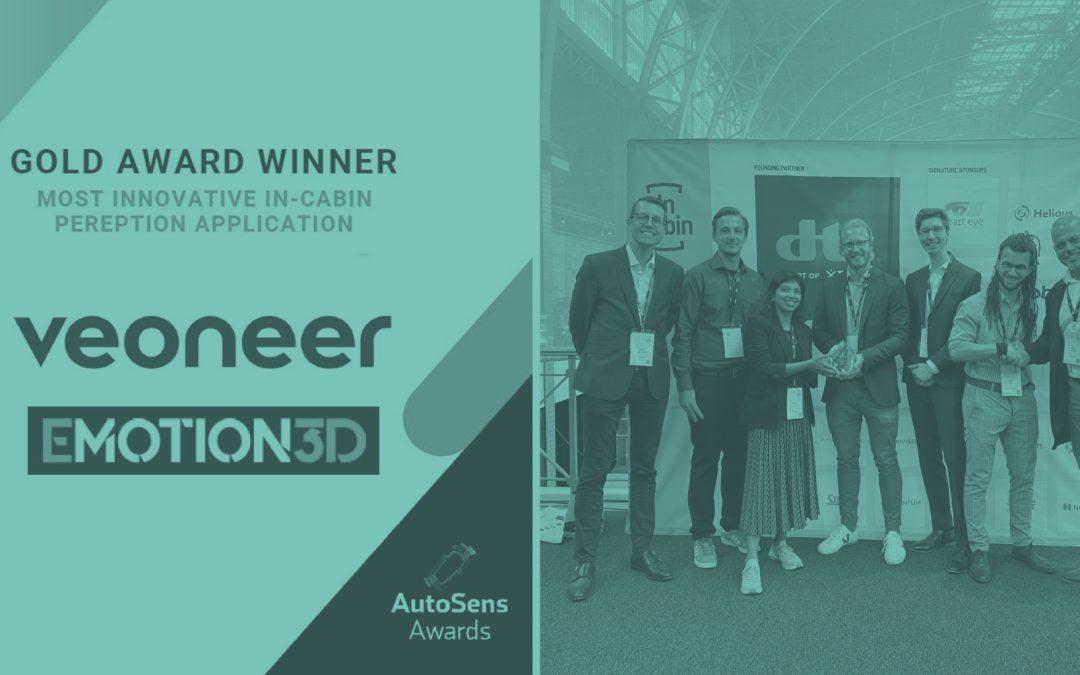 Veoneer and emotion3D recognized for “Most Innovative In-Cabin Perception Application”